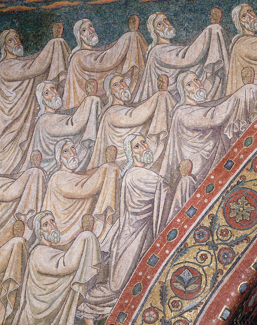 Elders of the Apocalypse (mosaik) av Italian School