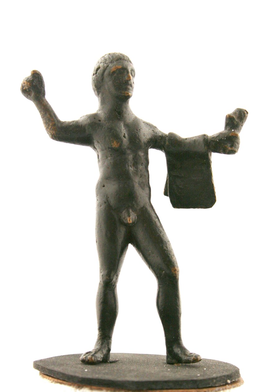Hercules håller ett tigerskinn av Italian School