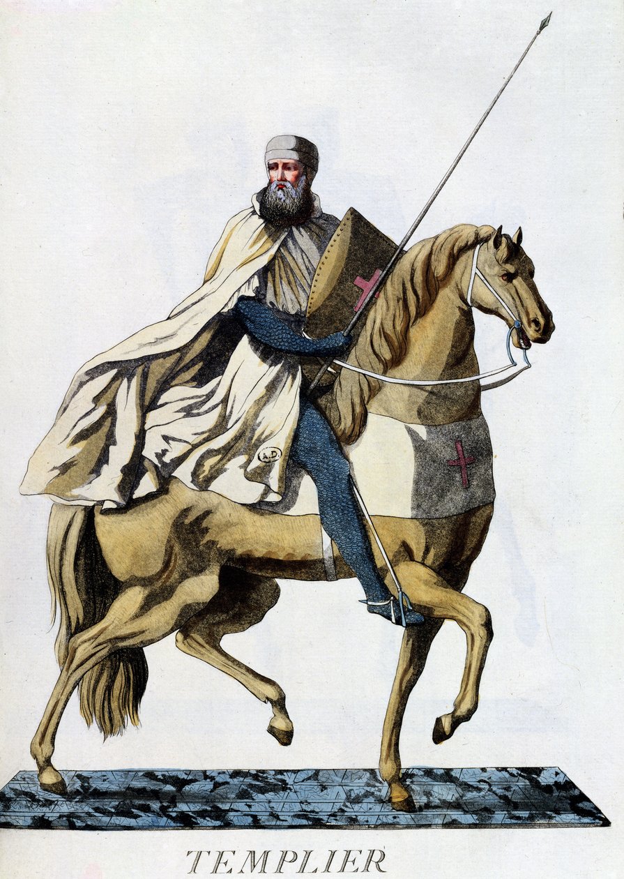 Monterad tempelriddare i Battledress, 1783 av Italian School