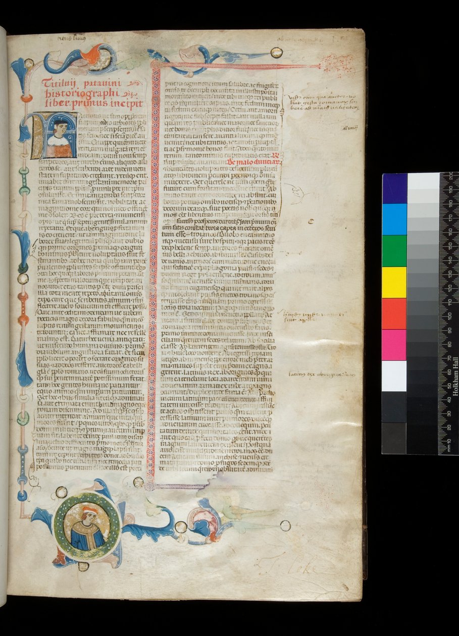 Ms 344. Livy, från stadens grundande av Italian School