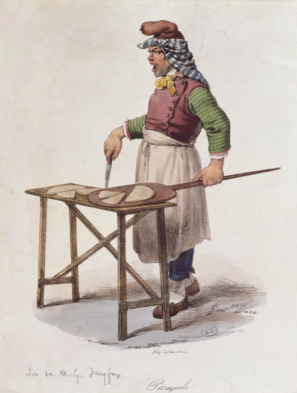 Pizzasäljare av Italian School