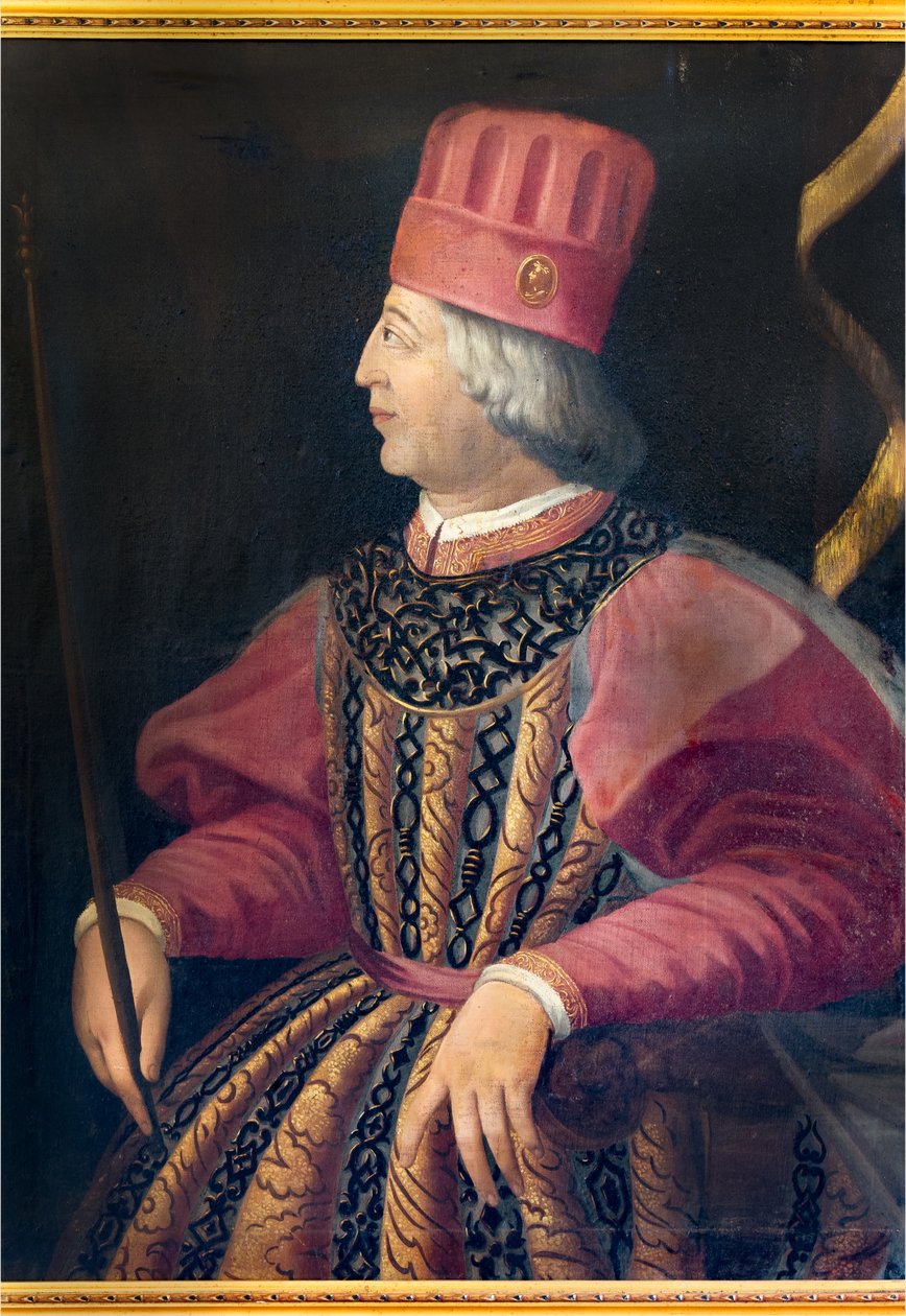 Porträtt av Borso d
