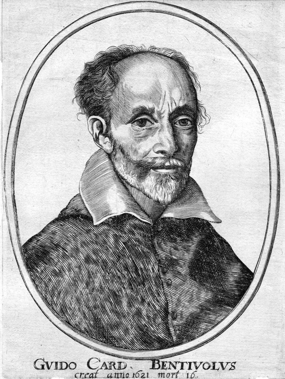 Porträtt av kardinal Guido Bentivoglio av Italian School