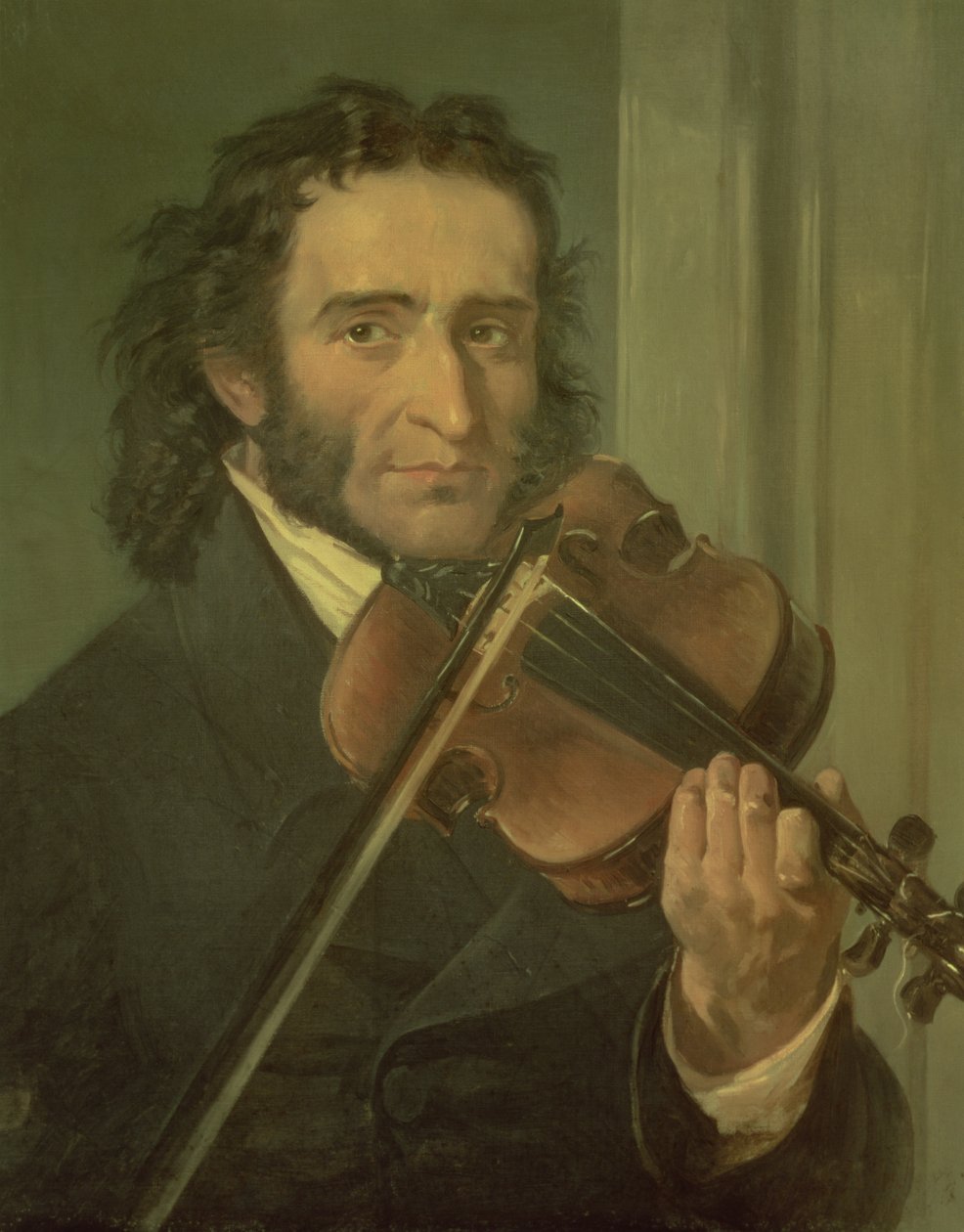 Porträtt av Niccolo Paganini (1782-1840) av Italian School
