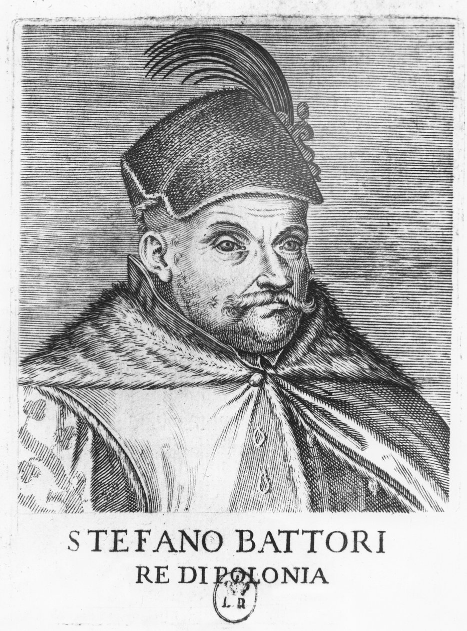 Stephen Báthory (gravyr) av Italian School