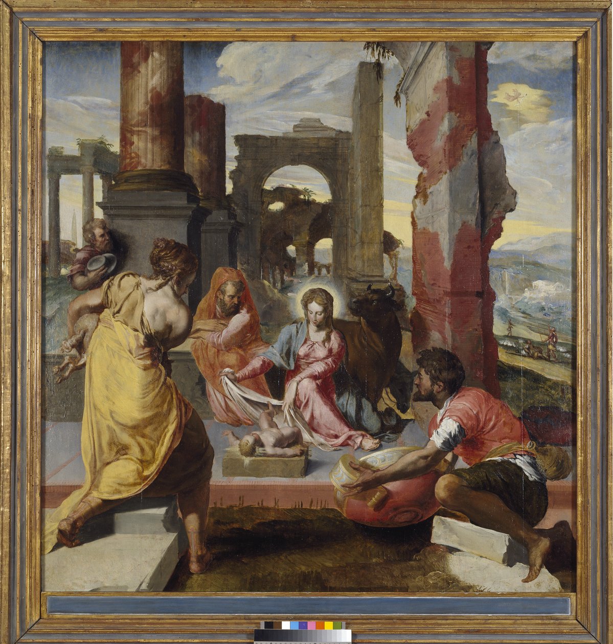 Herdarnas tillbedjan, c.1560 av Italian School