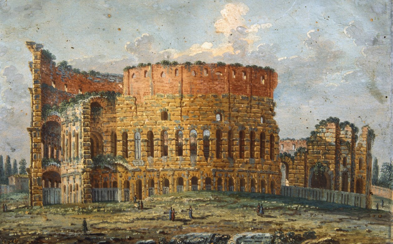 Colosseum (wc på papper) av Italian School