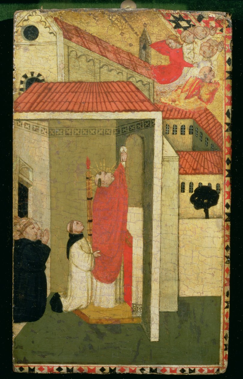 Värdens höjd (panel) av Italian School