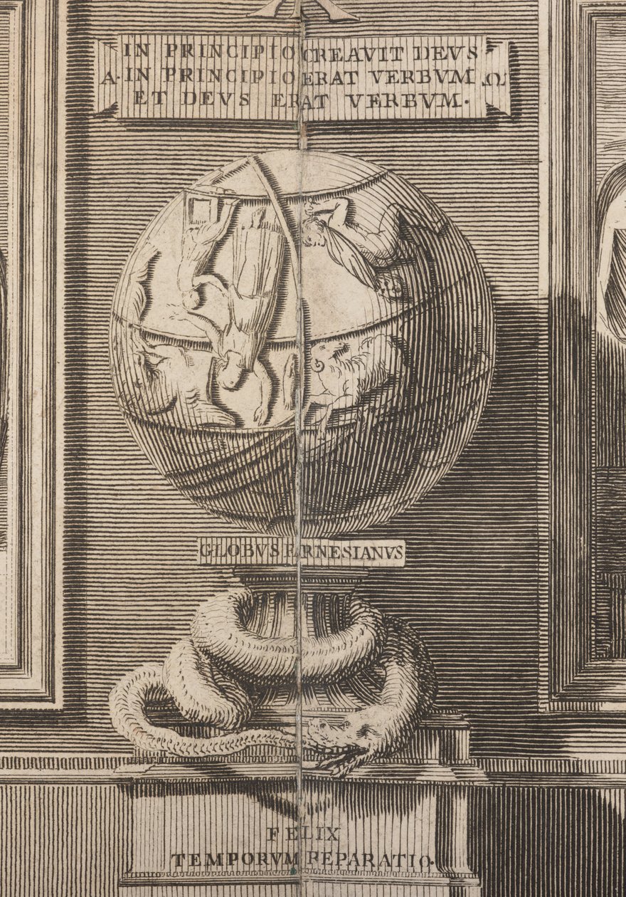 Farnese Globe från Demonstration av Italian School