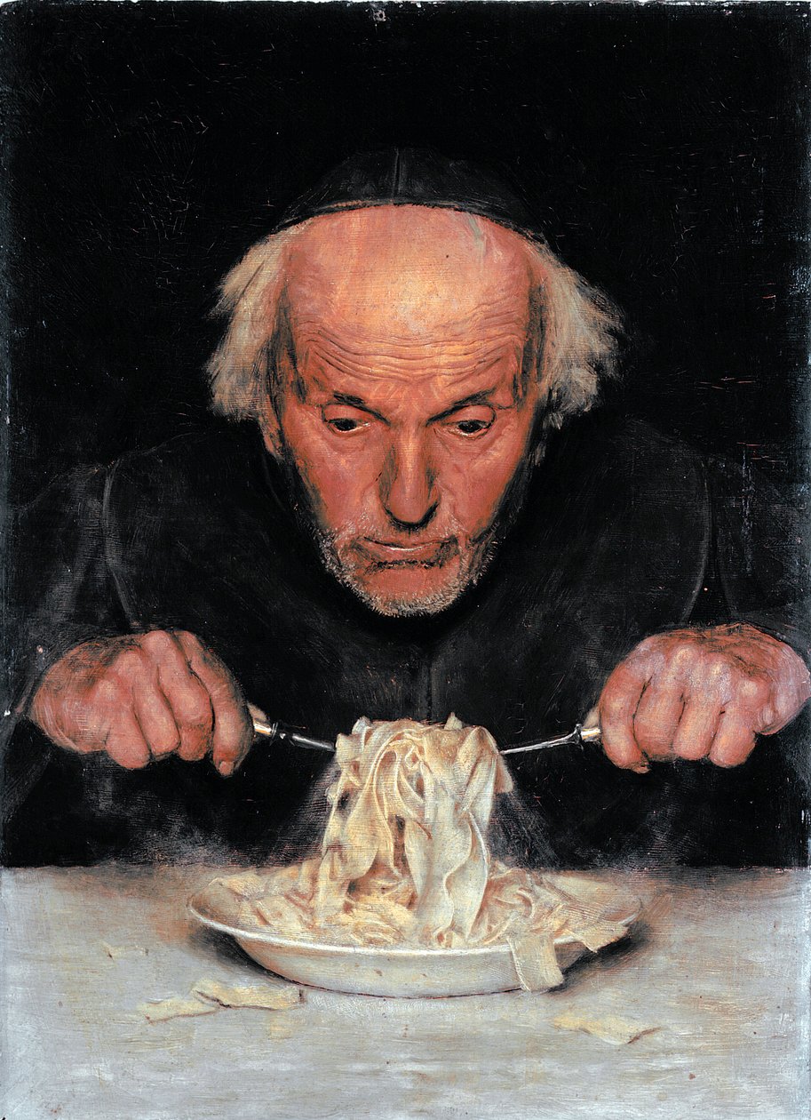 Pastaätaren av Italian School
