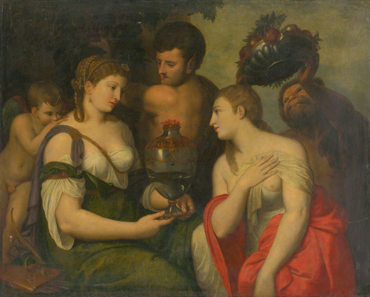 Hyllning till Venus av Italian School