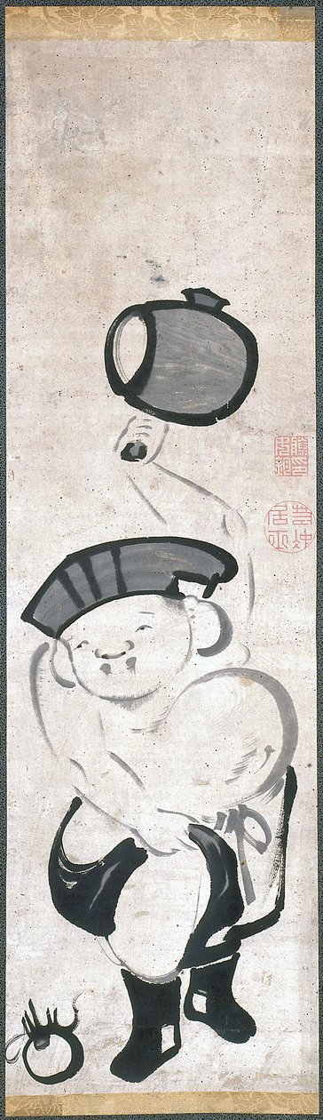 Daikoku-Ten (Bläckljud Paper) av Ito Jakuchu