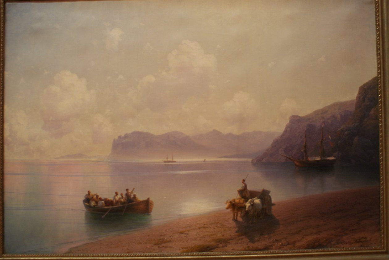 Раніца на моры, палатно, алей av Ivan Konstantinovich Aivazovsky