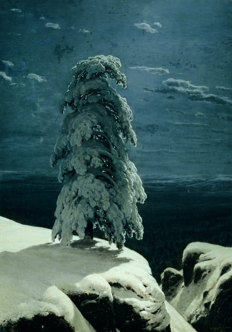 I den vilda norden, 1891 av Ivan Ivanovich Shishkin