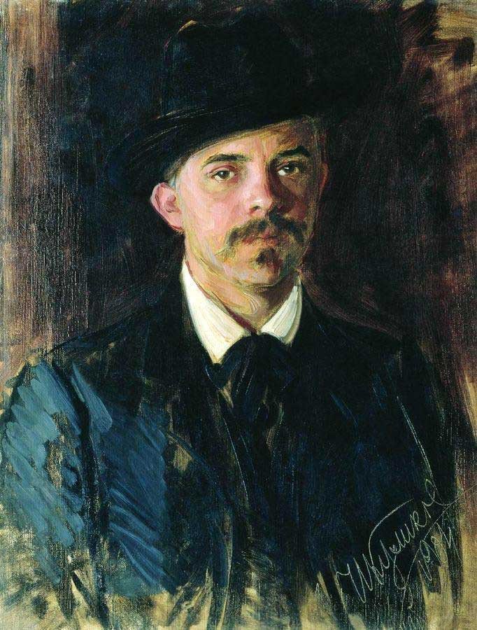  Portrait of Lukian Popovn:  . . n av Ivan Koulikov