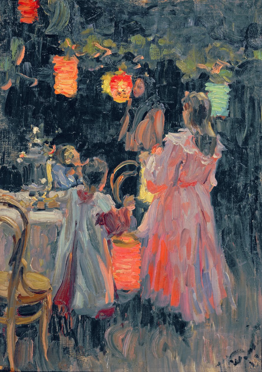 Kinesiska lyktor, 1910 av Ivan Semyonovich Kulikov