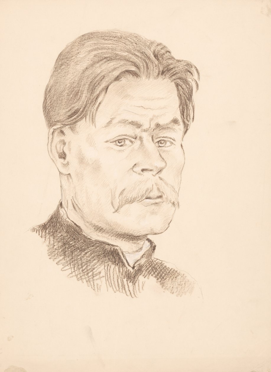 Portrait of M. Gorkeho av Ivan Zabota