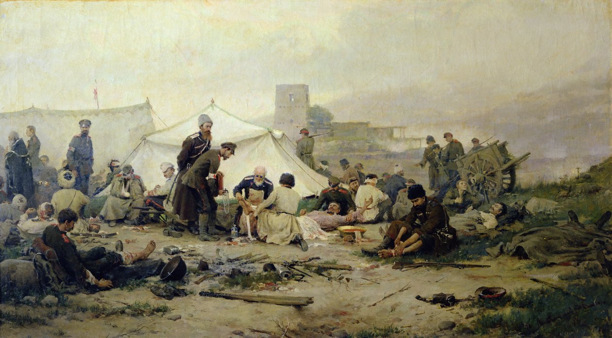 Omklädningsstation av Ivan Alexeyevich Vladimirov