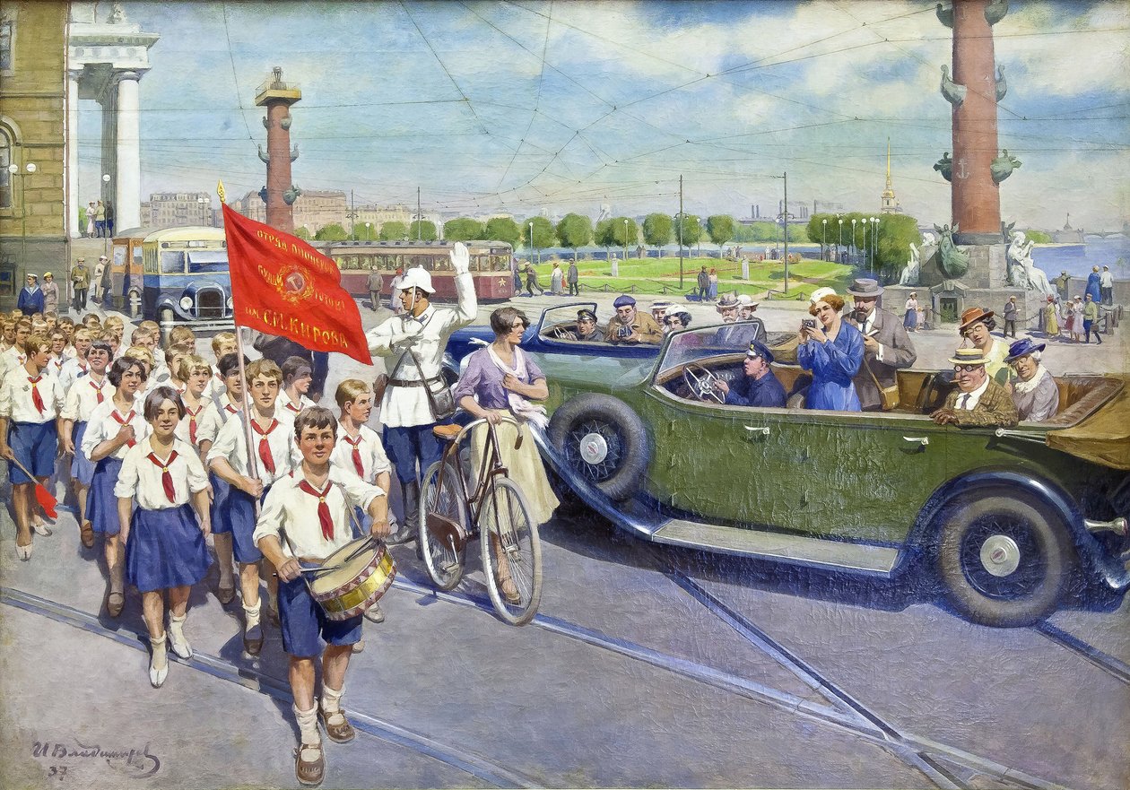 De utländska turisterna i Leningrad av Ivan Alexeyevich Vladimirov