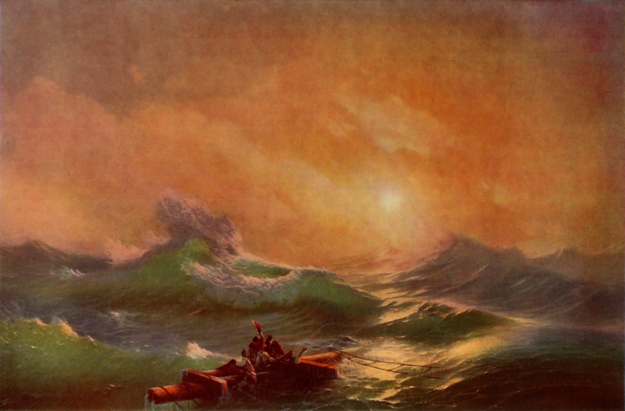 Den nionde vågen, 1850, 1965. av Ivan Ayvazovsky