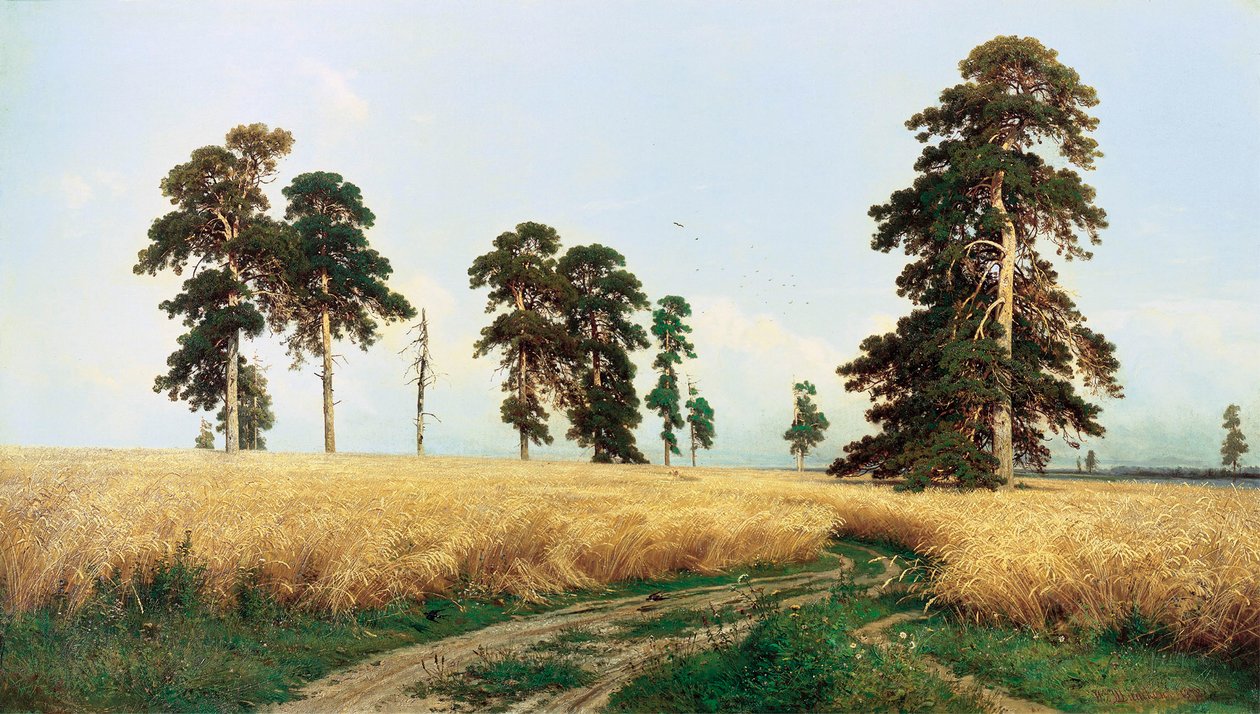 Rågfältet, 1878. av Ivan Ivanovich Shishkin