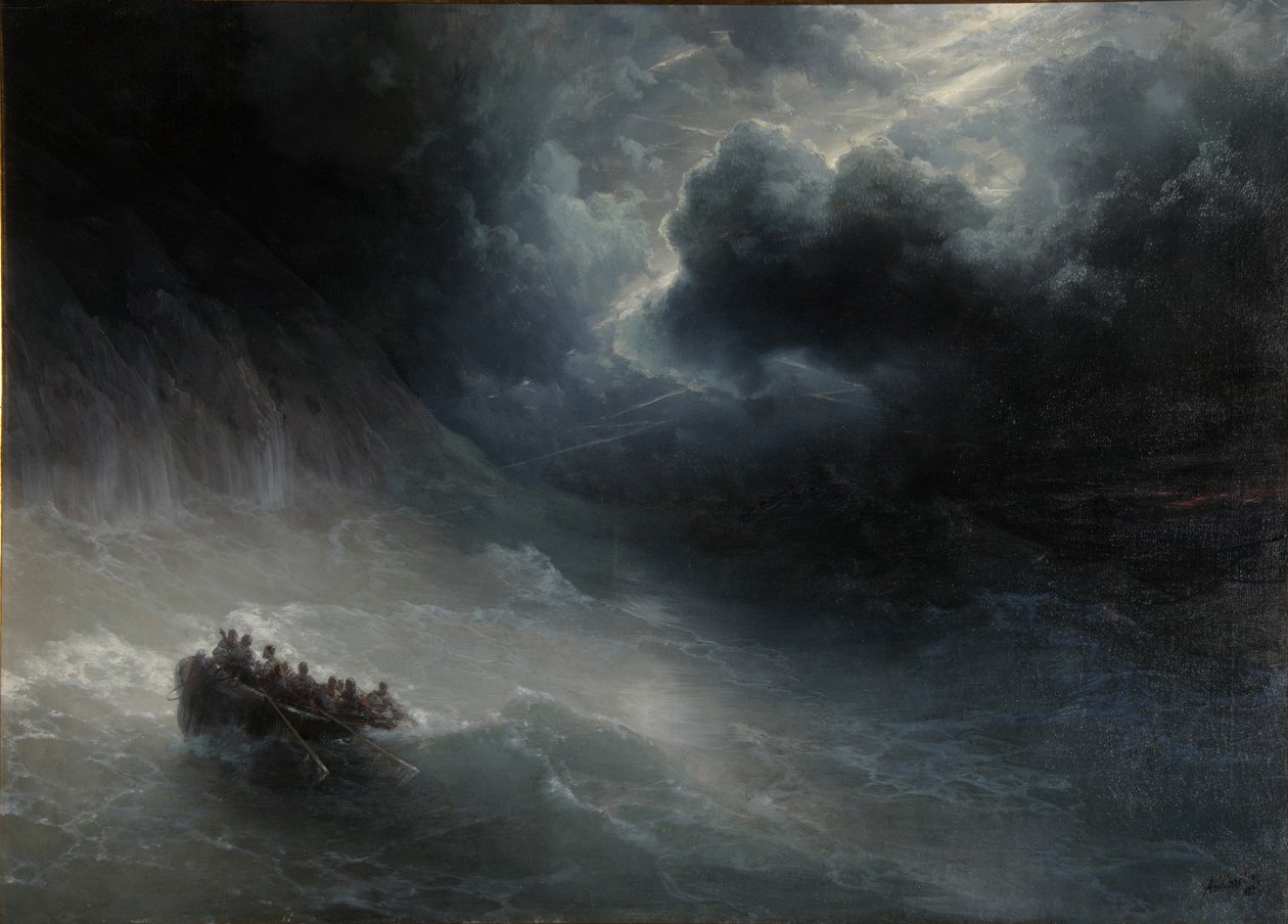 Rage Av Element av Ivan Konstantinovich Aivazovsky