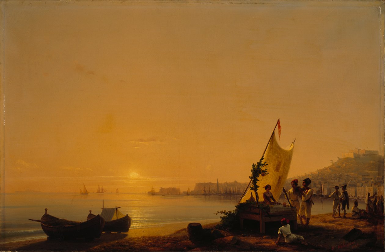 Neapelbukten, 1844. av Ivan Konstantinovich Aivazovsky