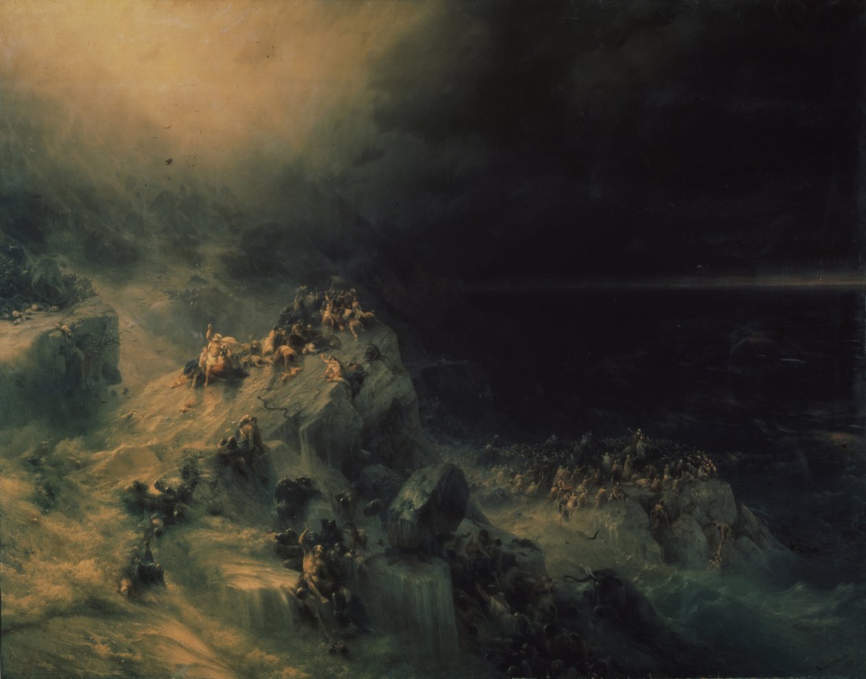 Syndfloden, 1864 av Ivan Konstantinovich Aivazovsky