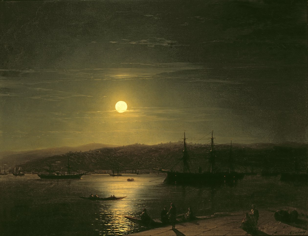 Utsikt över Konstantinopel av Ivan Konstantinovich Aivazovsky