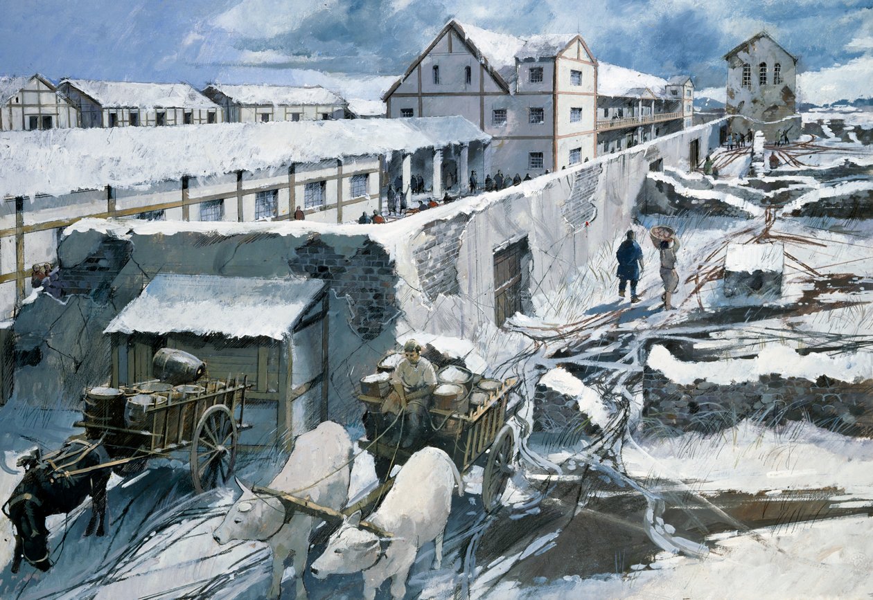 Wroxeters romerska stad, c2:a århundradet, c1990-2010 av Ivan Lapper