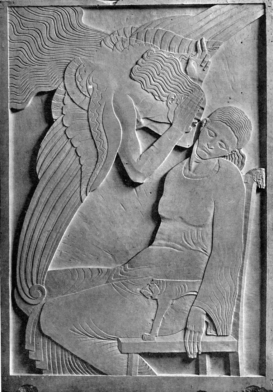 Bebådelsen (låg relief) av Ivan Mestrovic