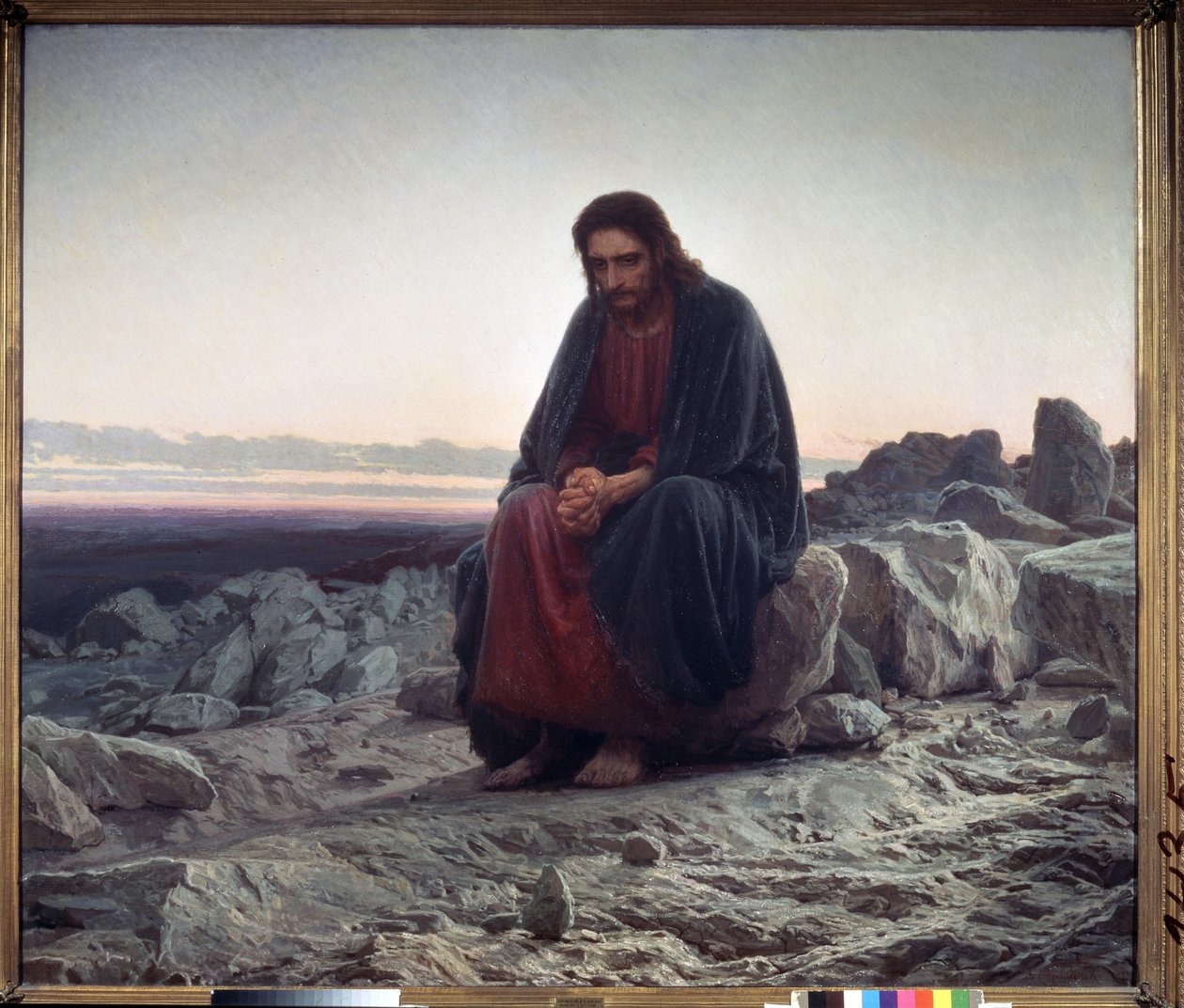 Kristus i vildmarken av Ivan Nikolaevich Kramskoy