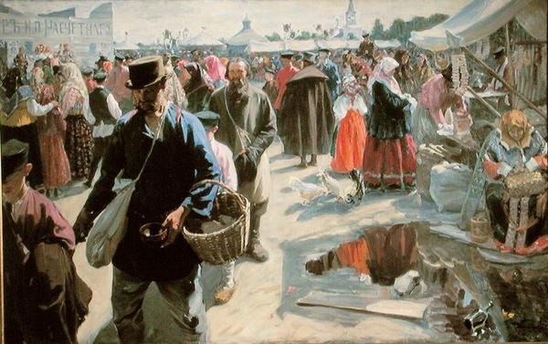 En mässa, 1910-12 av Ivan Semyonovich Kulikov