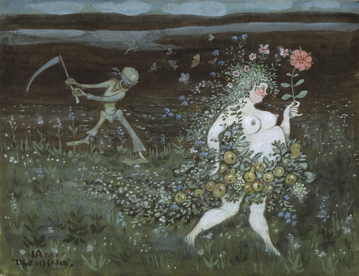 Liv och död, 1905 av Ivar Axel Henrick Arosenius