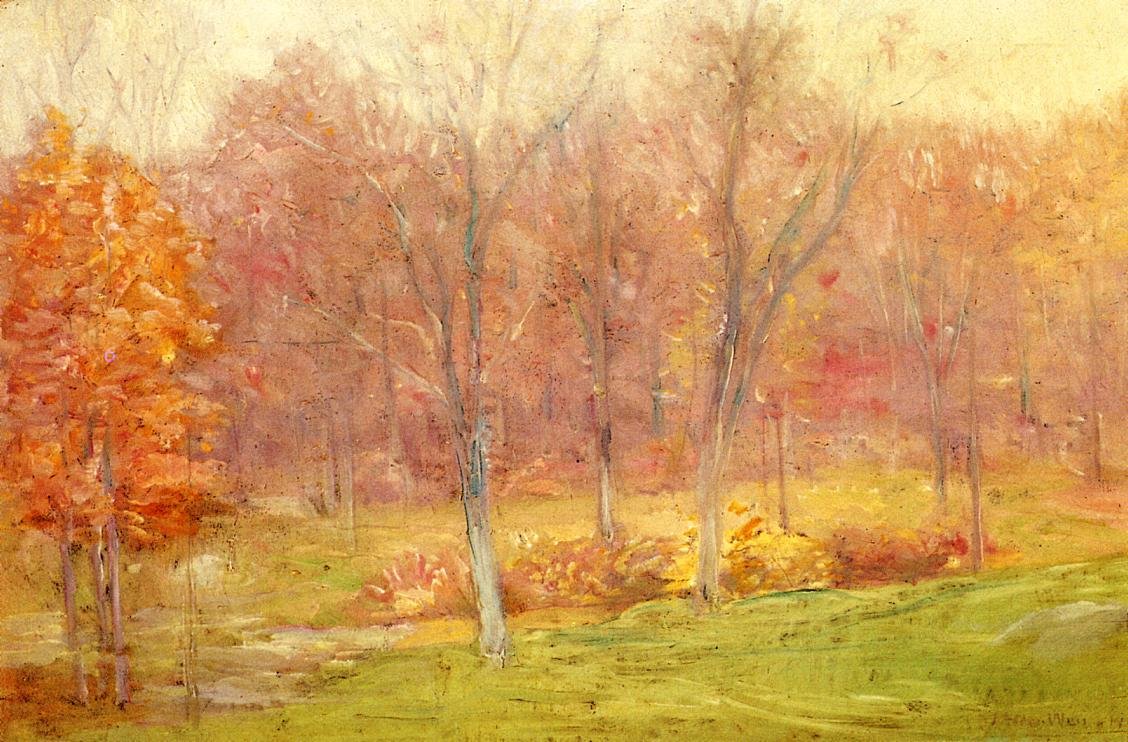  Autumn Rainn av J. Alden Weir