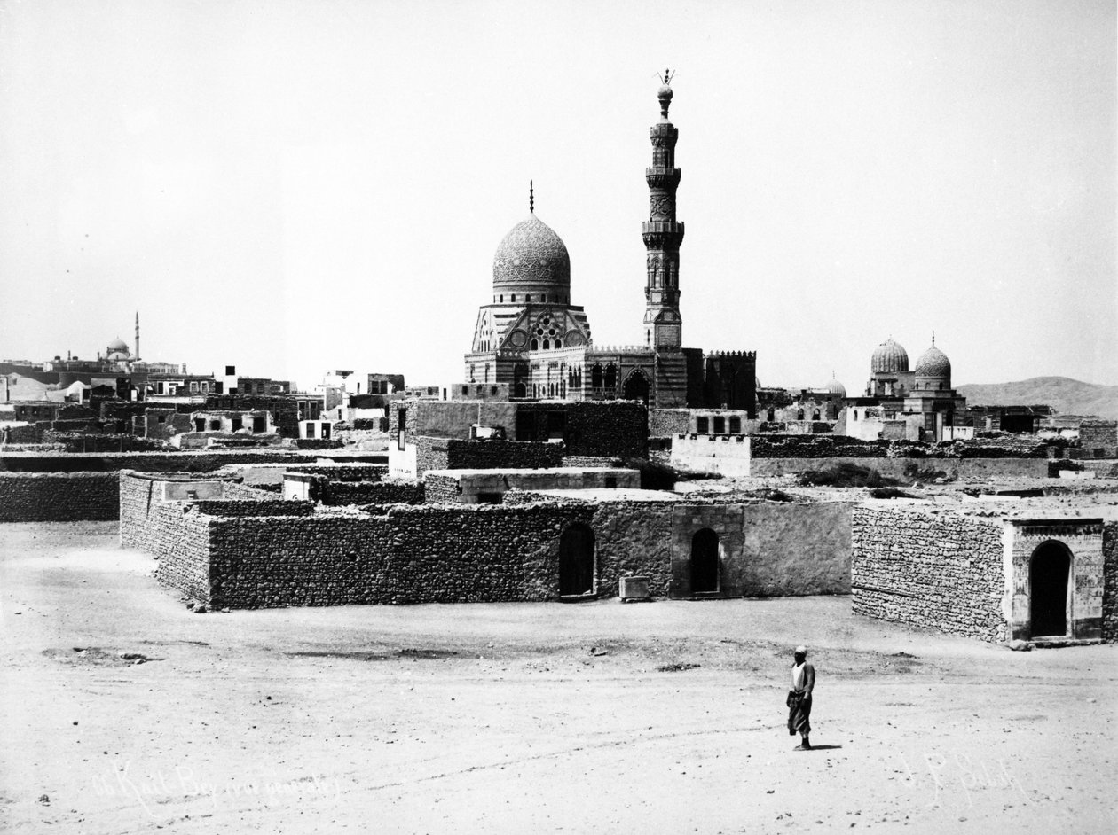 Moskén i Qaytbay, Kairo, ca 1880 av J. Pascal Sebah