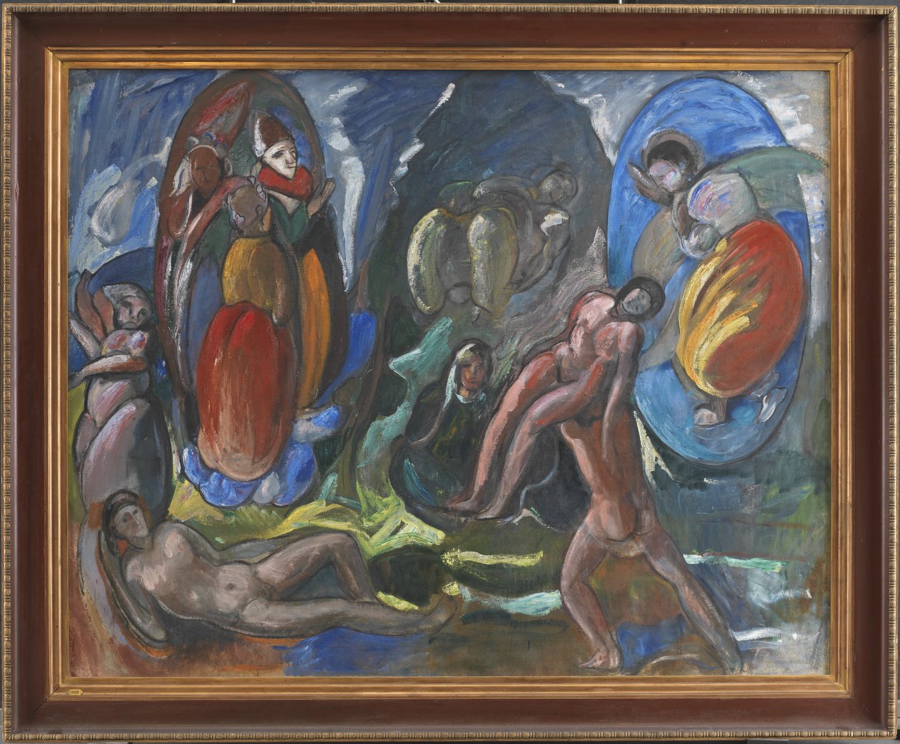 Evas skapelse. Sammansättning. Opus II av J.A. Jerichau