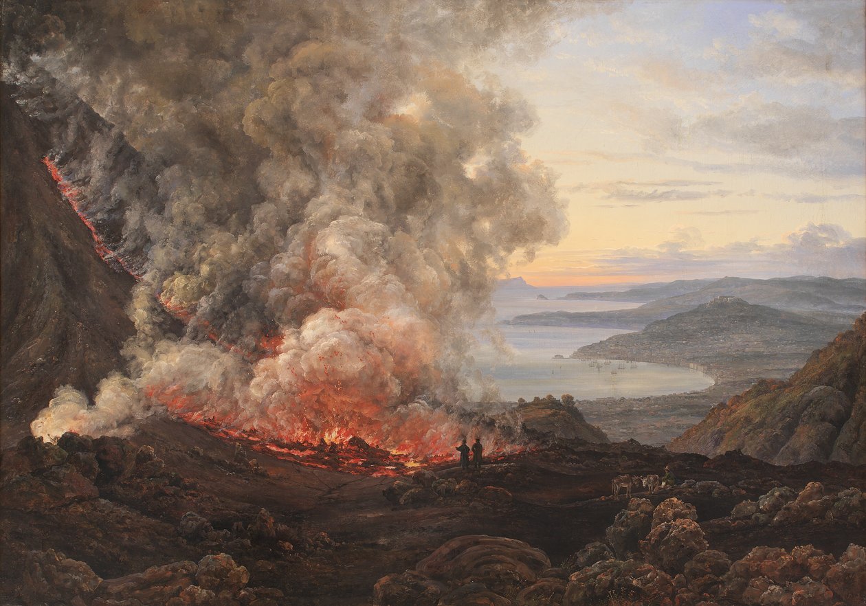 Vulkanen Vesuvius utbrott av Johan Christian Dahl