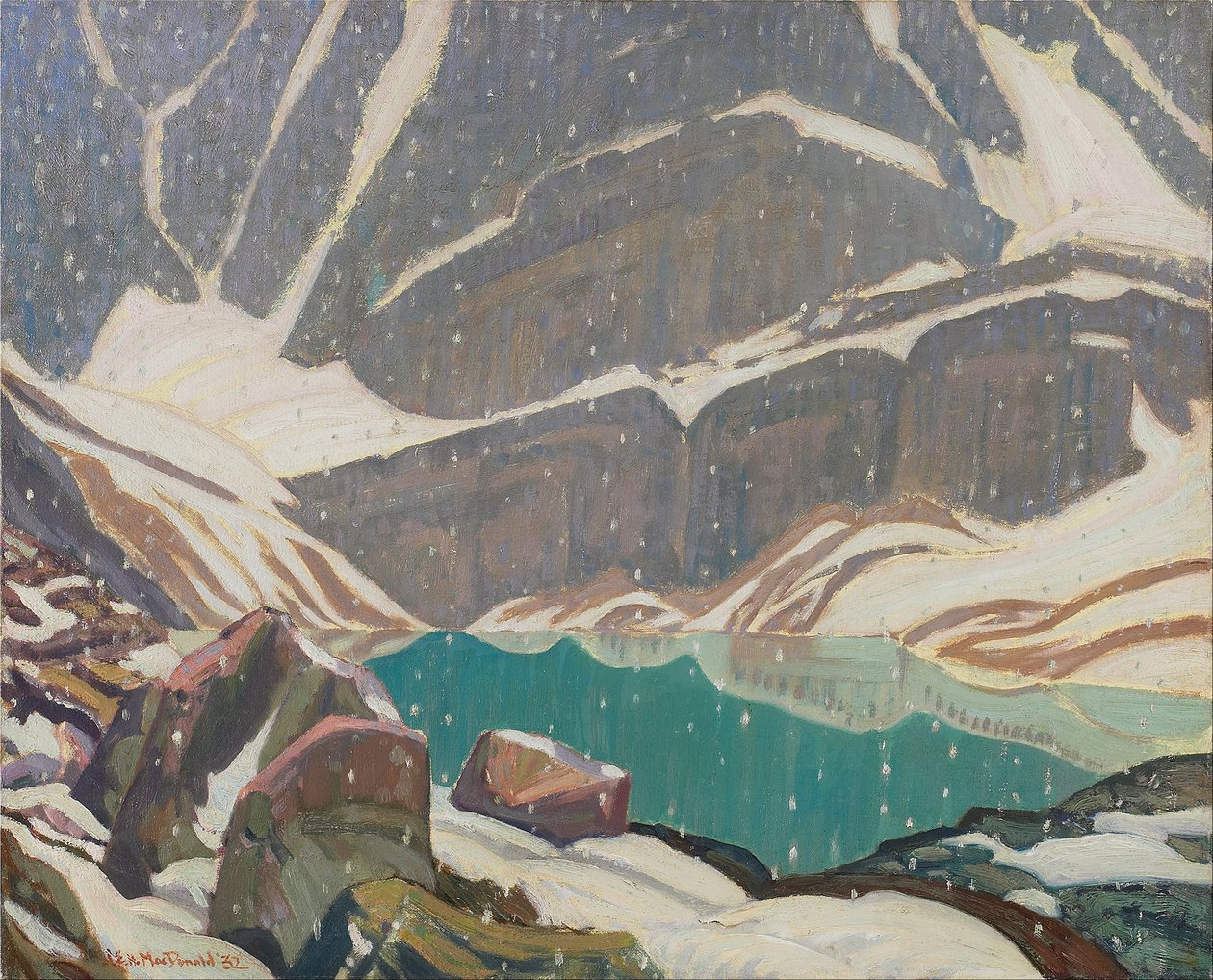 Mountain Solitude (Lake Oesa) av J.E.H. MacDonald