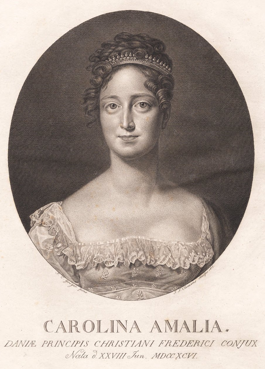 Caroline Amalie av J.F. Clemens