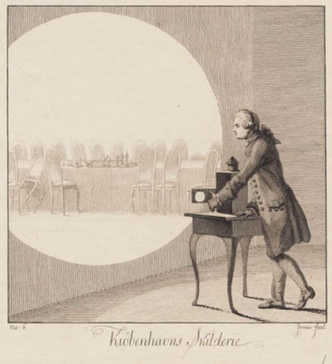 "Kiøbenhavns Skilderie", nr 6 av J.F. Clemens