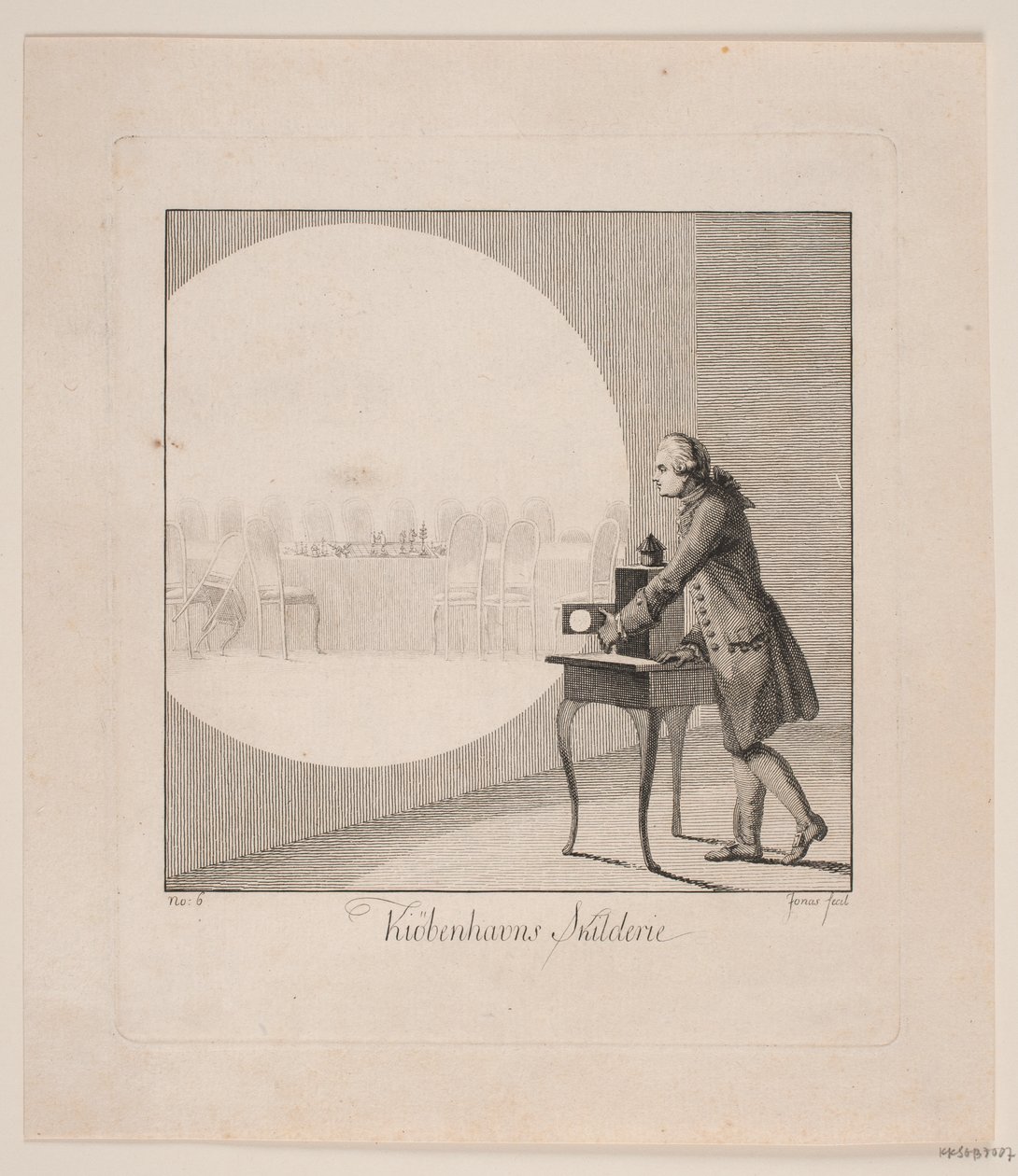 "Kiøbenhavns Skilderie", nr 6 av J.F. Clemens