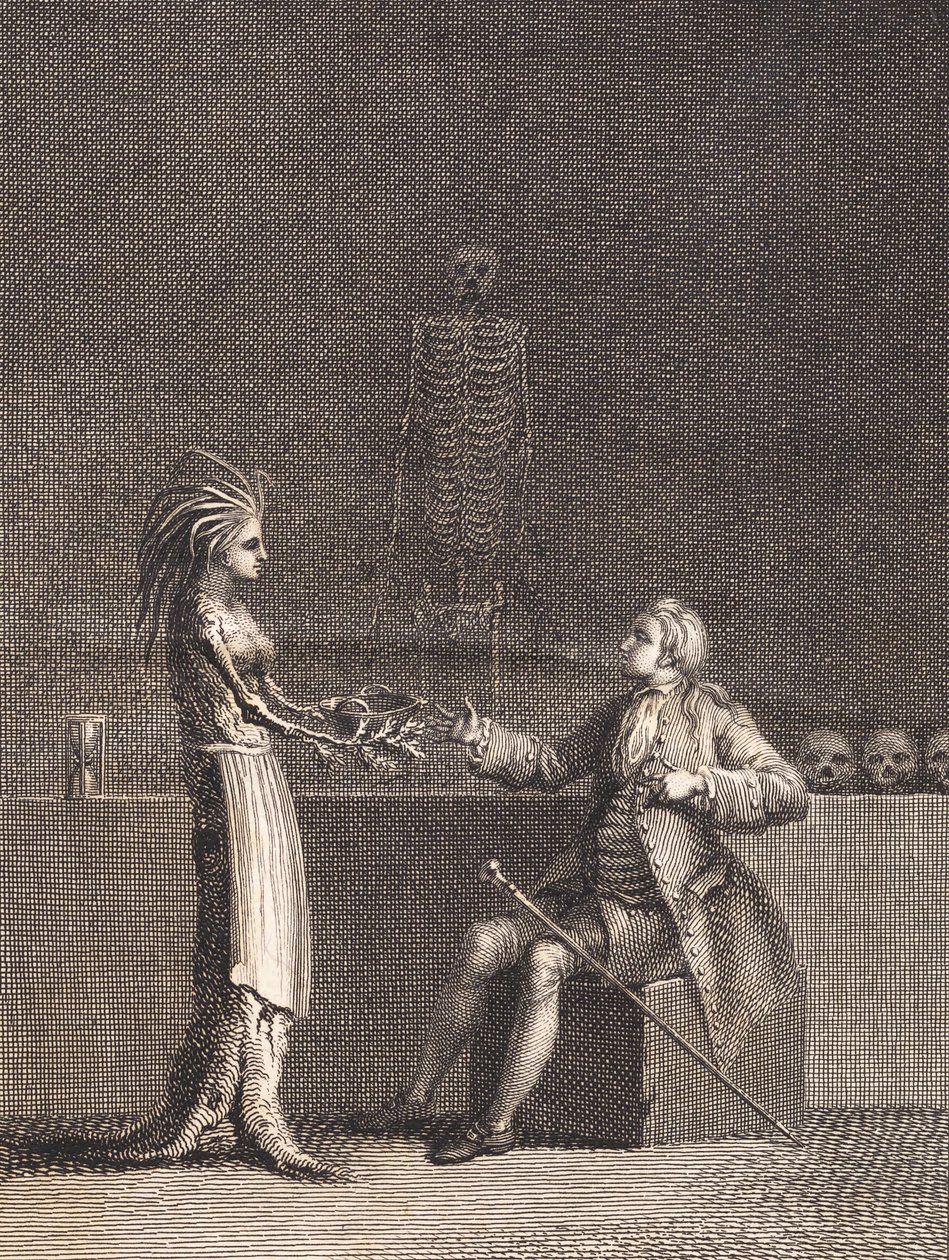 Niels Klim i anatomikammaren av J.F. Clemens