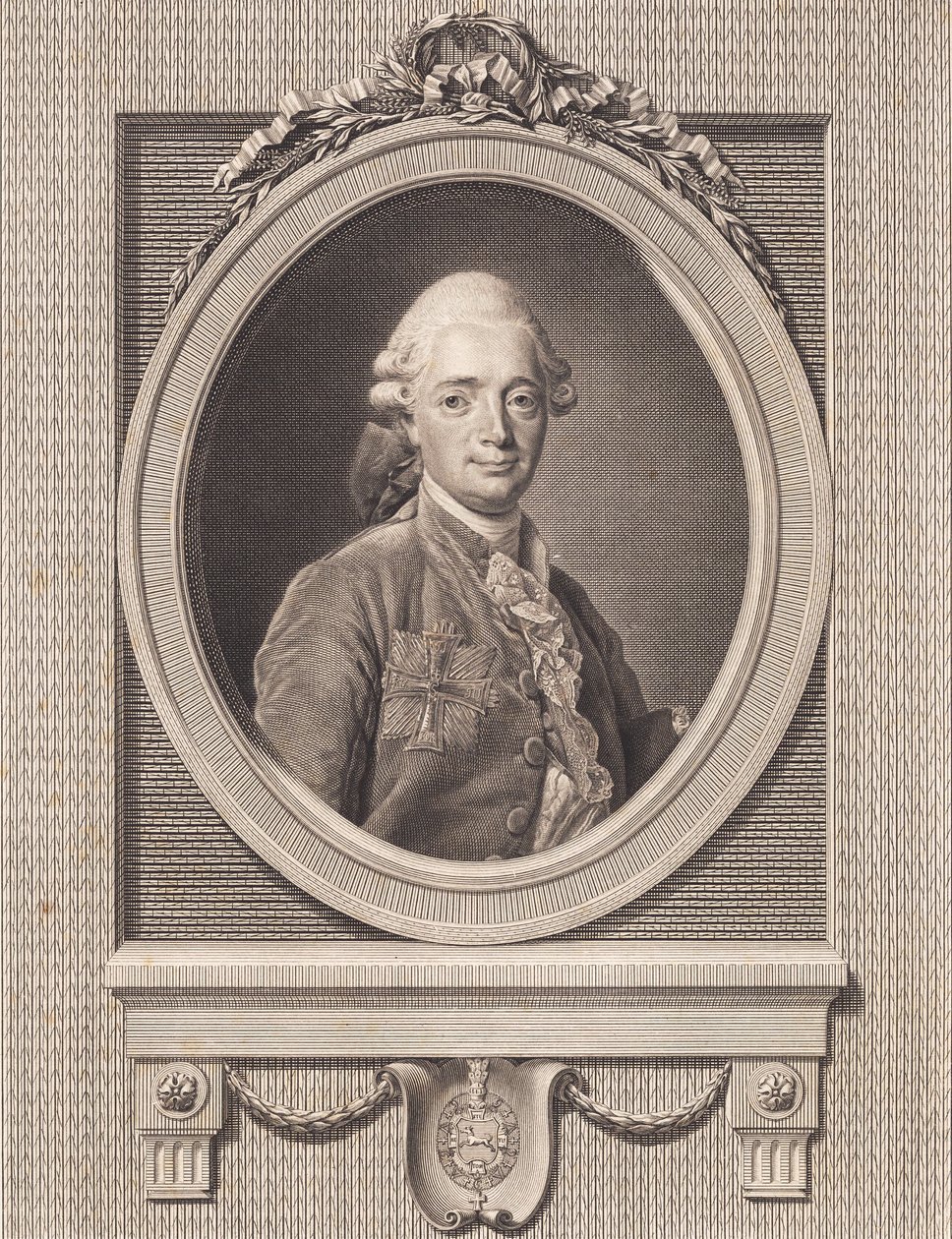 Porträtt av sändebudet Otto Blome av J.F. Clemens