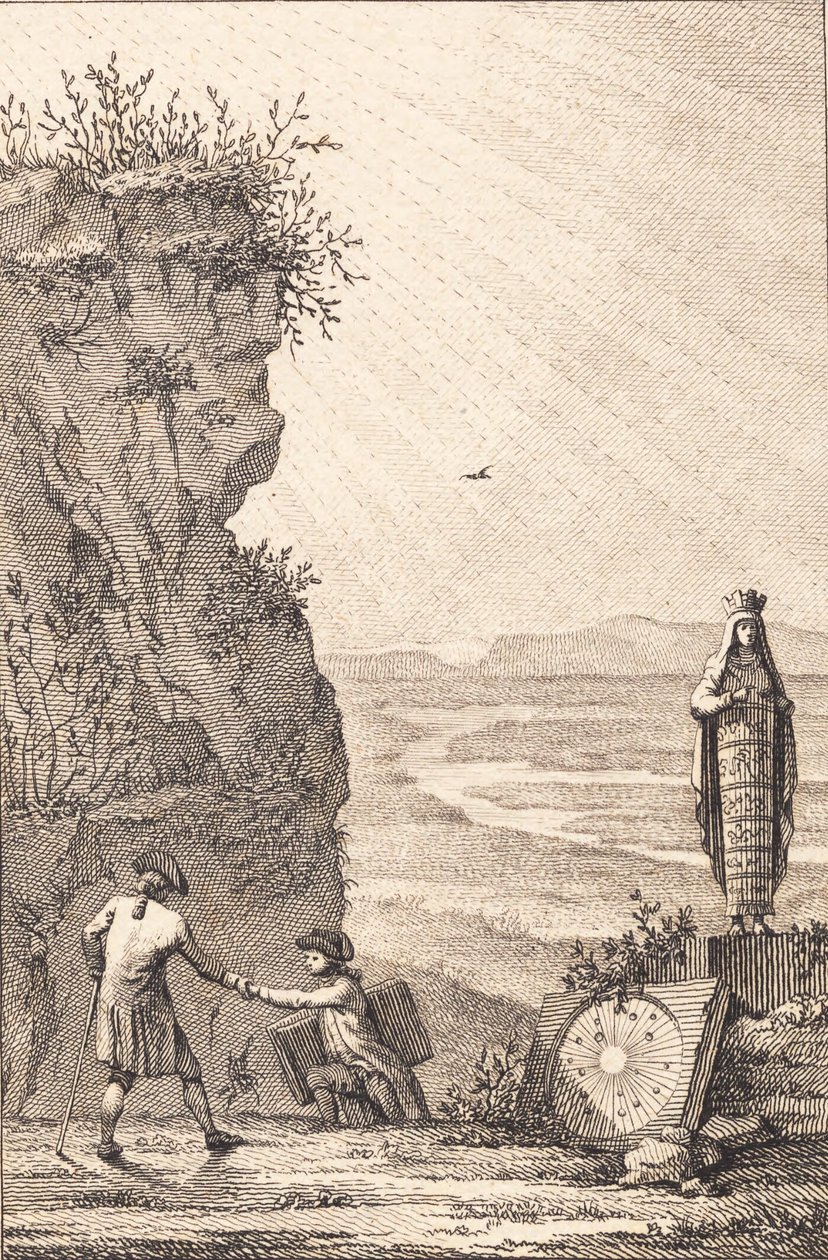 Titel koppar för Olavides av J.F. Clemens