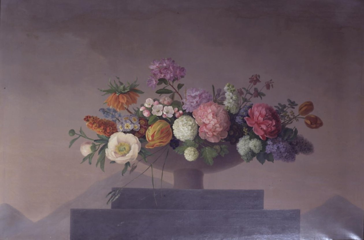 Blommor i en skål av J.L. Camradt