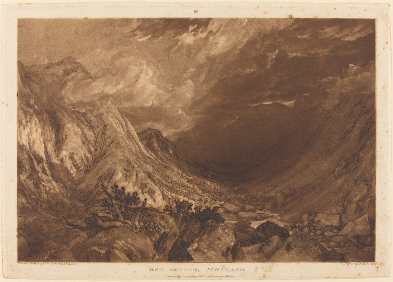 Ben Arthur, publicerad 1819. av Joseph Mallord William Turner