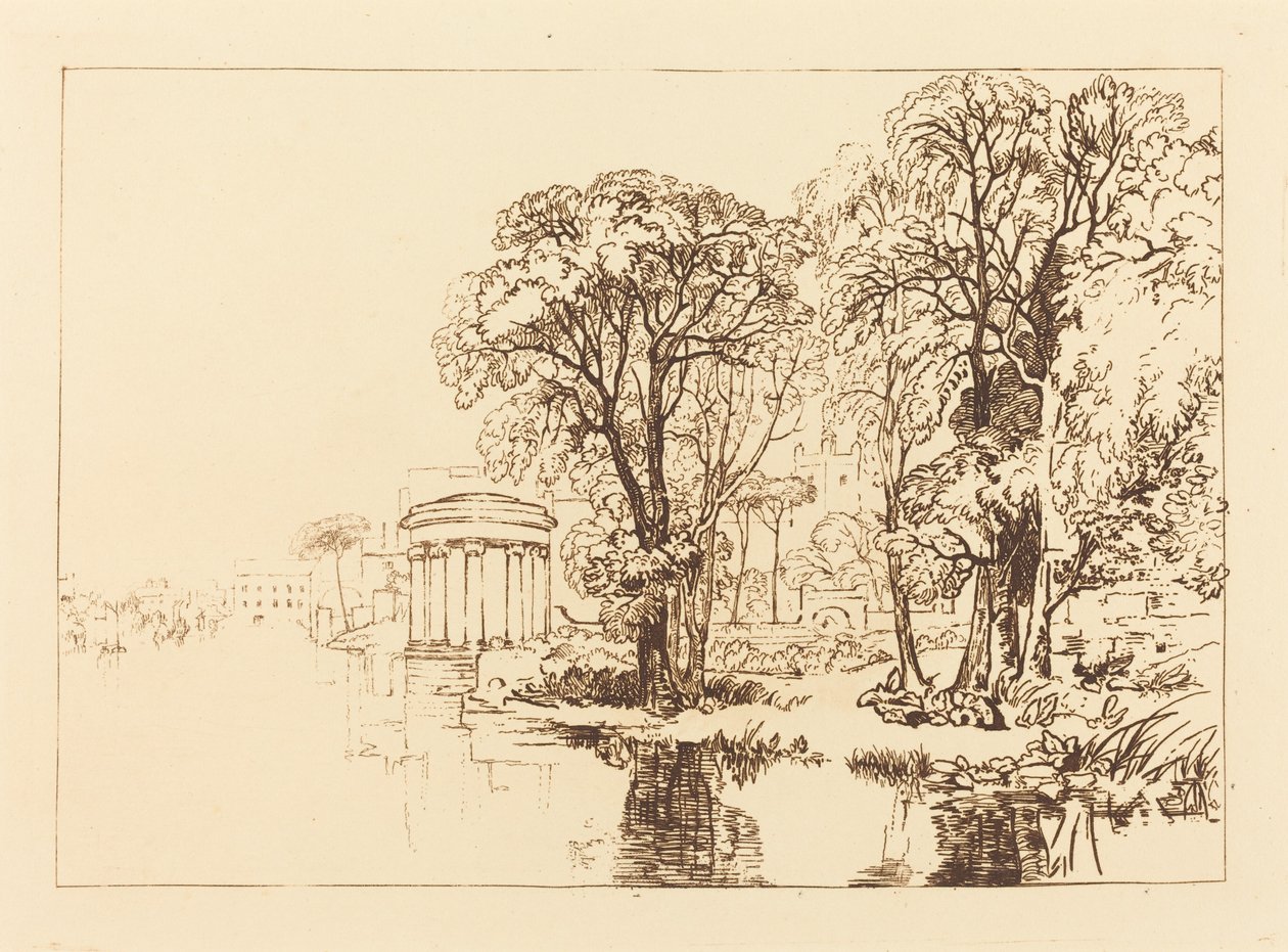 Isleworth, publicerad 1819. av Joseph Mallord William Turner