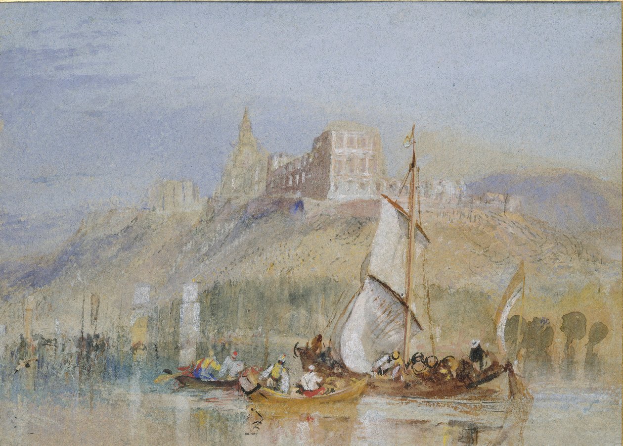 Montjean, c1830 av Joseph Mallord William Turner