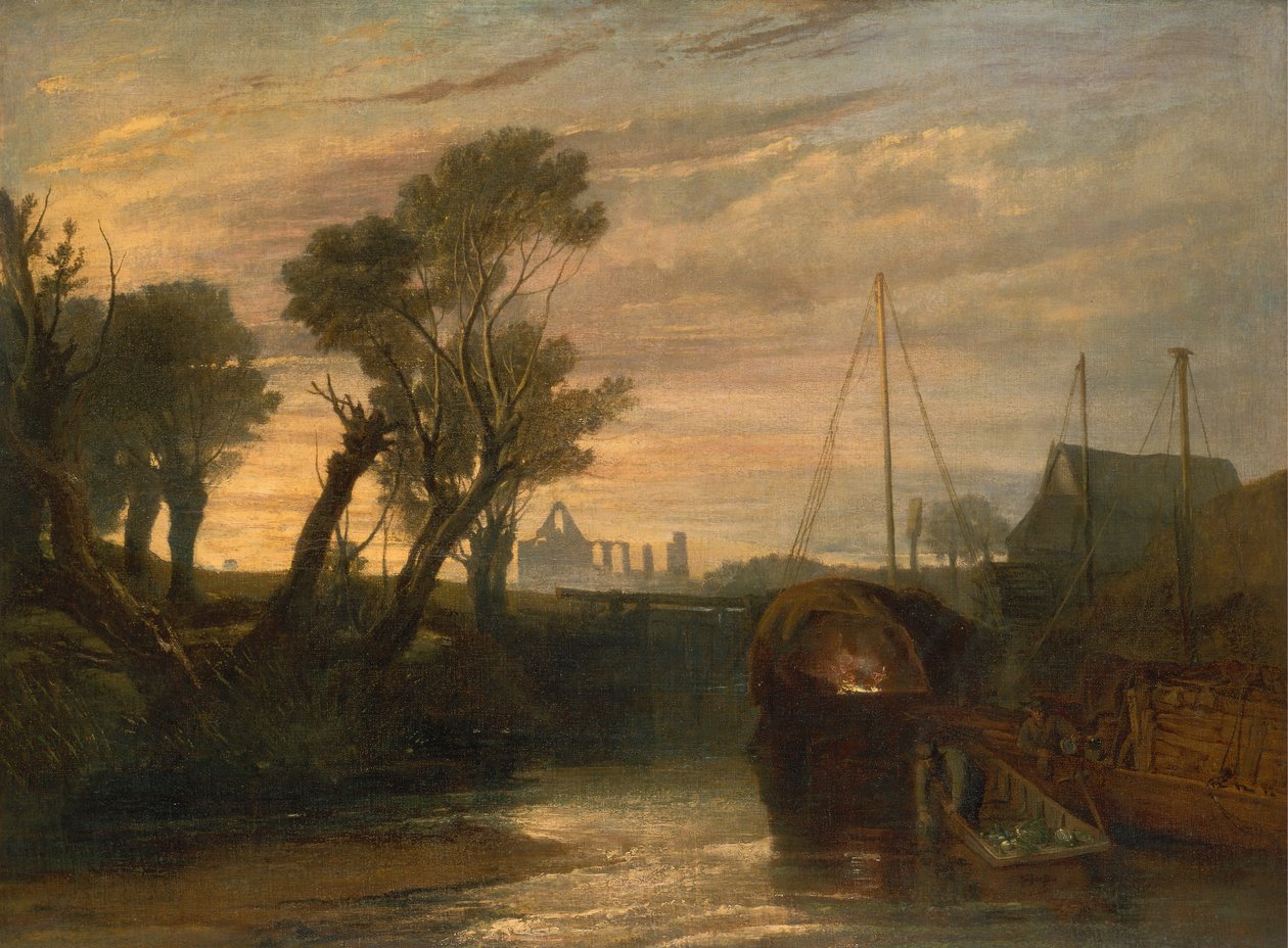 Newark Abbey, mellan 1806 och 1807. av Joseph Mallord William Turner